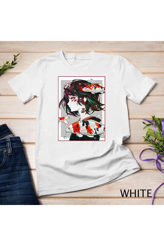 Tee With Anime Girl Japanese Aesthetic Anime Otaku Shirt Unisex S-5Xl T-Shirt Birthday Gifts; For Men & Women