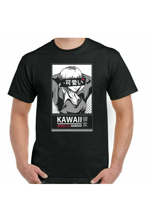 Tee With Anime T-Shirt, Anime Manga Kawaii Girl