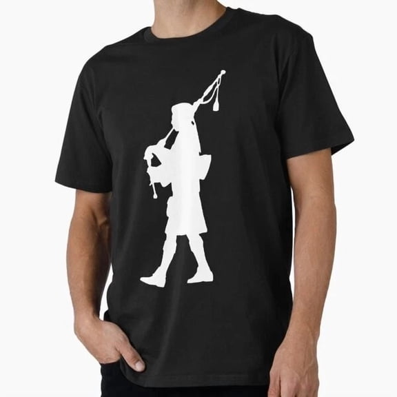 Kiraa Tee With Bagpiper T-Shirt S-5Xl