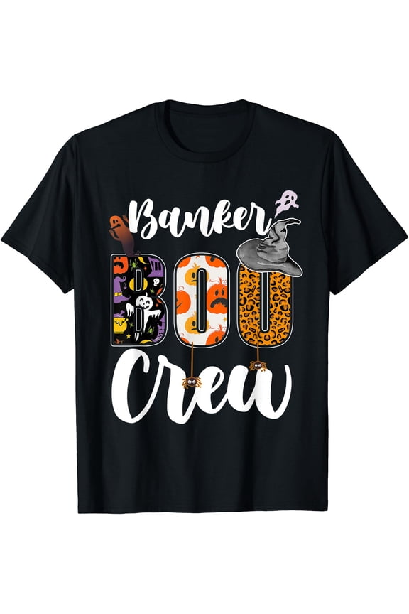Tee With Banker Boo Crew Halowen Banking Unisex S-5Xl T-Shirt