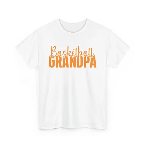 Kiraa Tee With Basketball Grandpa Street Style T-Shirt S-5Xl | Hoops Court Graphic Tee Birthday Gifts; For Men & Women
