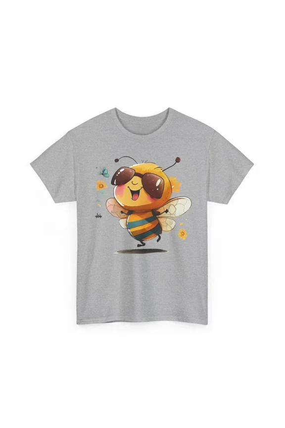 Tee With Bee | Save The Bees Shirt | Honeybee Tee | Watercolor Cute Bee Superstar Shirt Birthday Gifts; For Men & Women