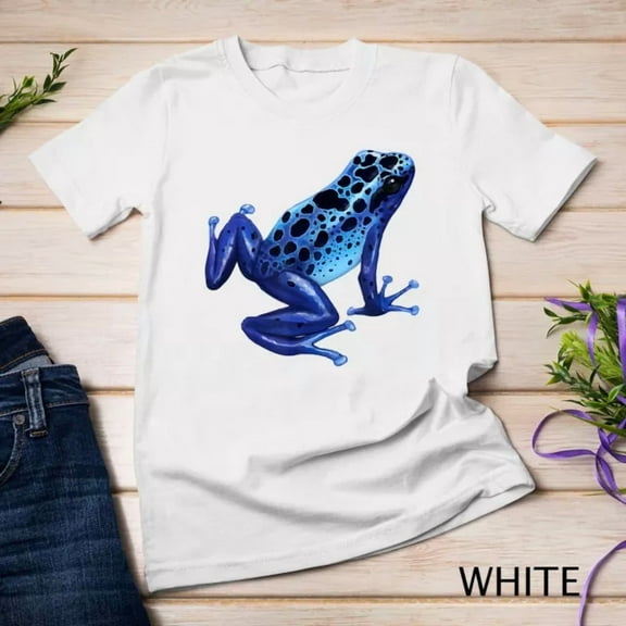 Kiraa Tee With Blue Poison Dart Frog Tee Colorful Design Nature Lover Unisex S-5Xl T-Shirt Birthday Gifts; For Men & Women