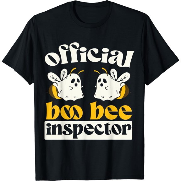 Kiraa Tee With Boo Bee Inspector Halowen Humor Funny Ghost Unisex S-5Xl T-Shirt