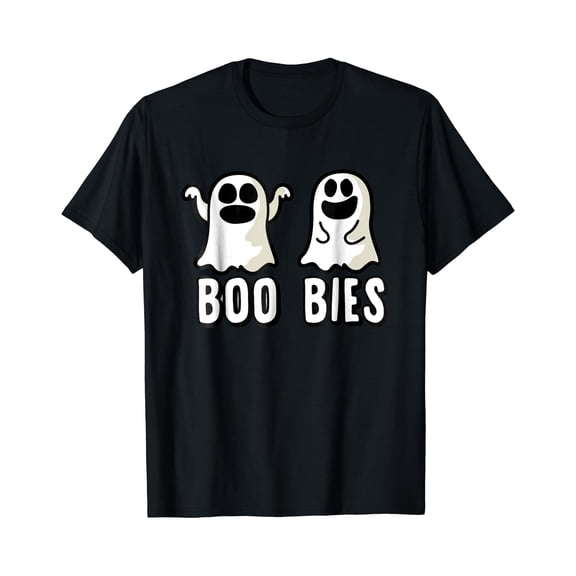 Kiraa Tee With Boo-Bies Ghost Funny Halowen Unisex S-5Xl T-Shirt