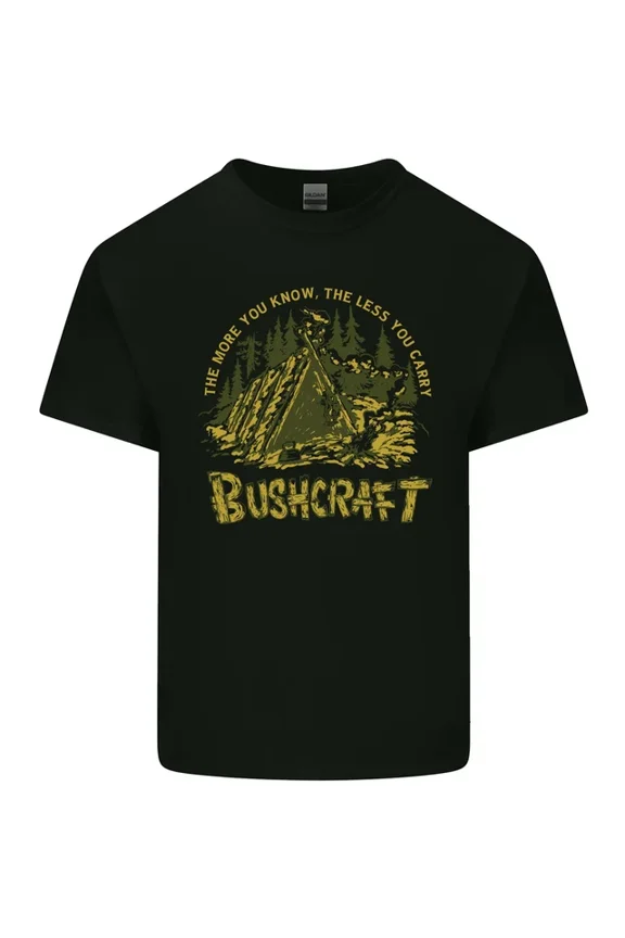 Tee With Bushcraft Outdoor Persuits Camping Scouts Mens Womens S-5Xl T-Shirt