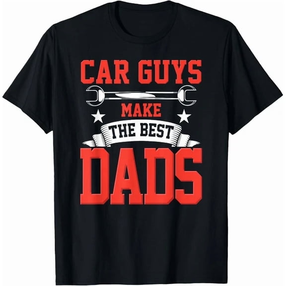 Kiraa Tee With Car Guys Make The Best Dads Gift Garage Mechanic Dad Gift Unisex T-Shirt