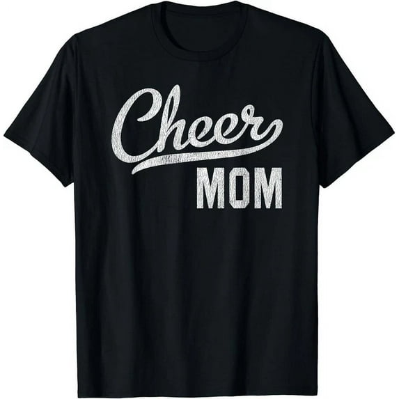 Kiraa Tee With Cheer Mom Proud Cheerleading Mom Gift Unisex T-Shirt