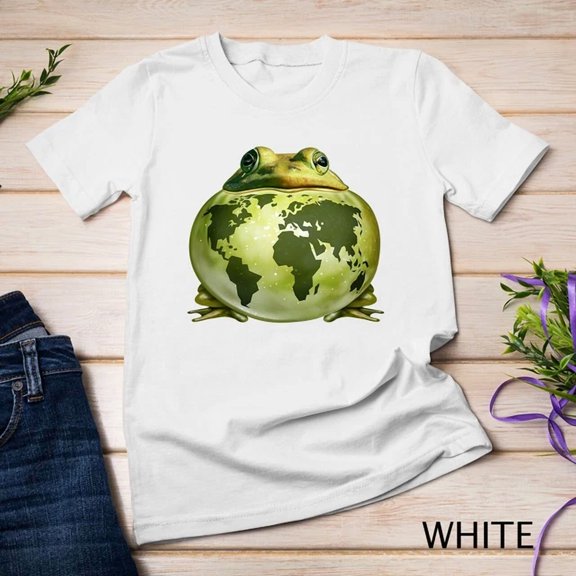Kiraa Tee With Clean Planet Save The Earth Frog Symbol Unisex S-5Xl T-Shirt Birthday Gifts; For Men & Women