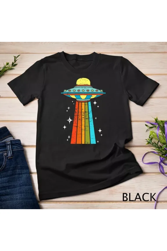 Tee With Cute Alien Extraterrestrial Kids Ufo Abduction Science Alien Unisex S-5Xl T-Shirt