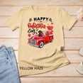 thumbnail image 1 of Kiraa Tee With Cute Dachshund Dog Red Truck Happy Valentine'S Day Valentine Unisex T-Shirt Birthday Gifts; For Men & Women, 1 of 4