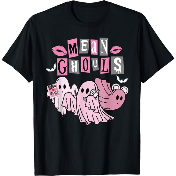 Kiraa Tee With Cute Ghost Mean Ghouls Funny Halowen Spooky Season Unisex S-5Xl T-Shirt