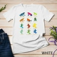 thumbnail image 1 of Kiraa Tee With Dart Frogs Identification Chart For Frog Lovers Unisex S-5Xl T-Shirt Birthday Gifts; For Men & Women, 1 of 4