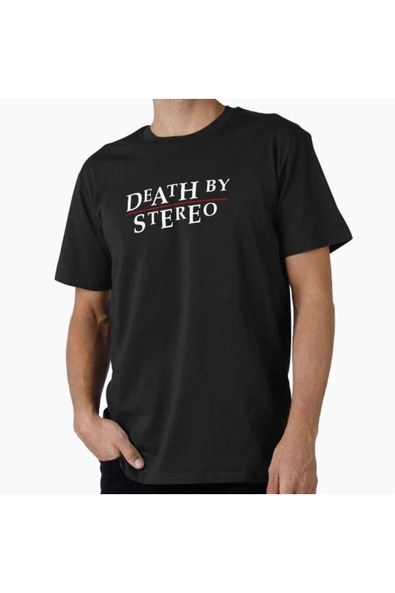 Tee With Death By Stereo Logo T-Shirt S-5Xl