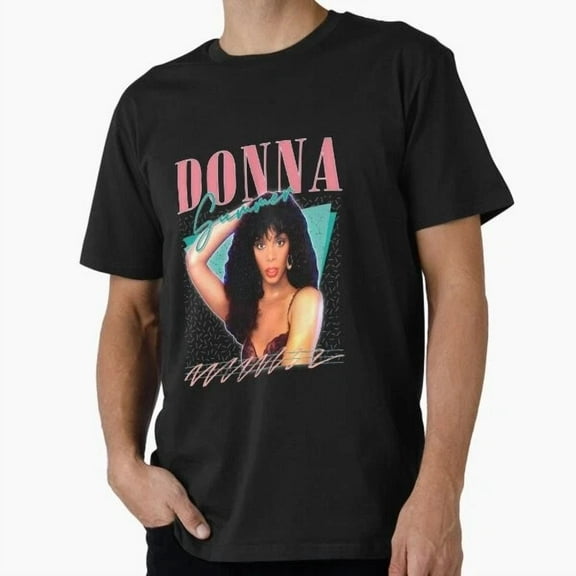 Kiraa Tee With Donna Summer Retro Style Fan Art Design T-Shirt S-5Xl