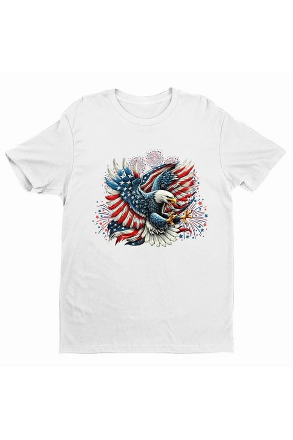 Tee With Eagle Merica Shirt, Merica Mullet Eagle Shirt, American Eagle, American Flag Birthday Gifts; For Men & Women
