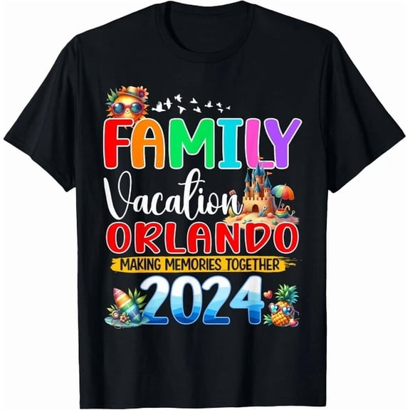 Kiraa Tee With Family Vacation Orlando 2024 Holiday Summer Matching Group Gift Unisex T-Shirt