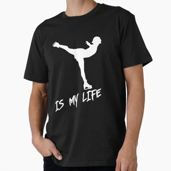 Kiraa Tee With Figure Skating Is My Life T-Shirt S-5Xl