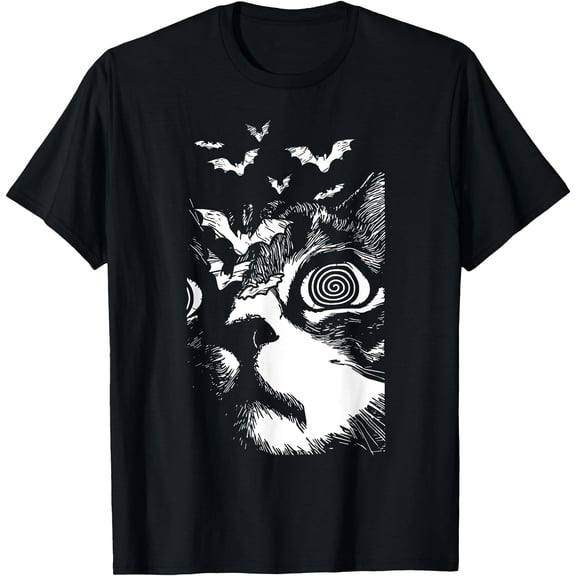 Kiraa Tee With Funny Cat Horror Spooky Season Halowen Men Unisex S-5Xl T-Shirt