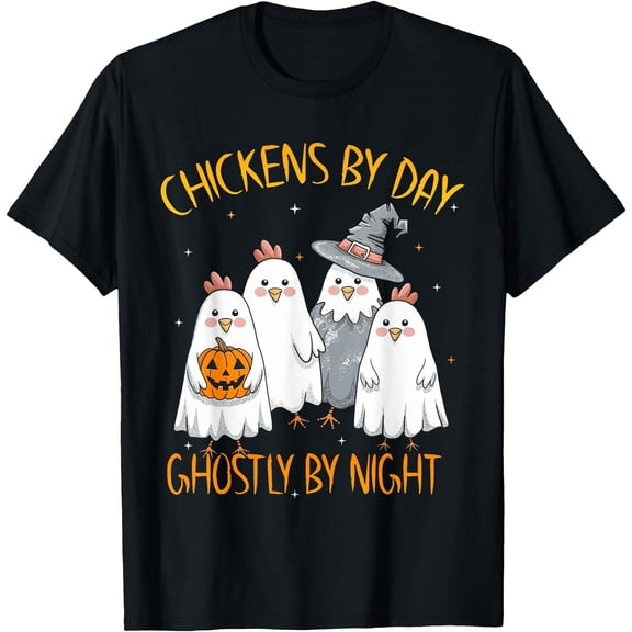 Kiraa Tee With Funny Chicken Halowen Spooky Season Chickens Witch Unisex S-5Xl T-Shirt