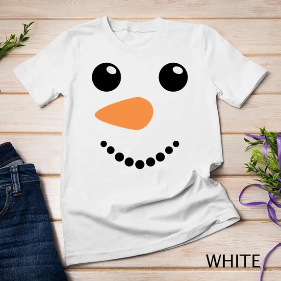 Kiraa Tee With Funny Christmas Snowman Costume Great Snow Man Xmas Gift Unisex S-5Xl T-Shirt Birthday Gifts; For Men & Women
