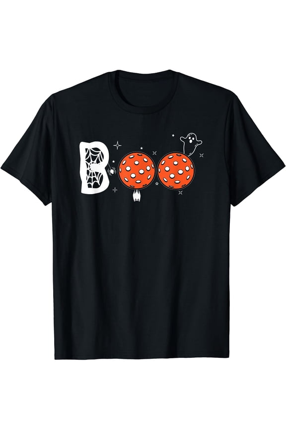 Tee With Funny Halowen Pickleball Zero Zero Boo Halowen T Unisex S-5Xl T-Shirt