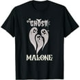 thumbnail image 1 of Kiraa Tee With Funny Halowen Spooky Season Fall Season Cute Ghost Malone Unisex S-5Xl T-Shirt, 1 of 2