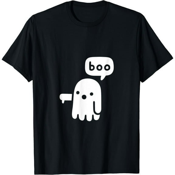 Kiraa Tee With Ghost Of Disapproval Funny Cute Boo Thumbs Down Joke Unisex S-5Xl T-Shirt