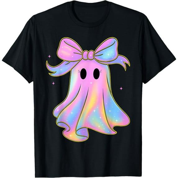 Kiraa Tee With Ghost Pumpkin Coquette Halowen Pumpkin Cute Unisex S-5Xl T-Shirt