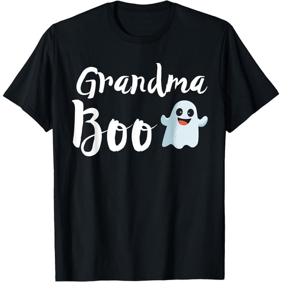 Kiraa Tee With Grandma Boo Halowen Family Ghost Grandmom Gift Unisex S-5Xl T-Shirt
