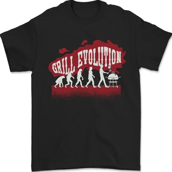 Kiraa Tee With Grill Evolution Bbq Mens S-5Xl T-Shirt