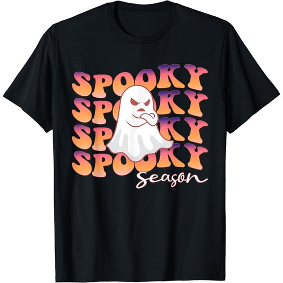 Kiraa Tee With Groovy Spooky Season Some Boo Halowen Unisex S-5Xl T-Shirt