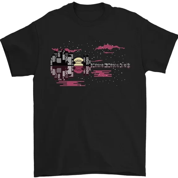 Kiraa Tee With Guitar City Guitarist Bass Acoustic Bass Mens S-5Xl T-Shirt