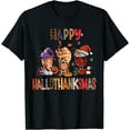 thumbnail image 1 of Kiraa Tee With Happy Hallothanksmas Coffee Latte Halowen Thanksgiving, 1 of 2