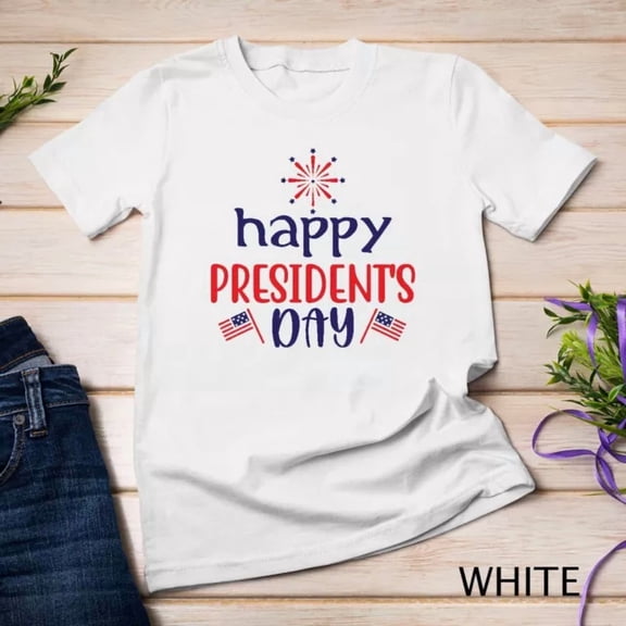 Kiraa Tee With Happy President'S Day Tee Us Flag President Shirt President Lover Unisex T-Shirt Birthday Gifts; For Men & Women
