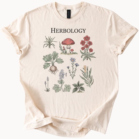 Kiraa Tee With Herbology Plant Tshirt Hogwarts Inspired Wizarding School Tee Birthday Gifts; For Men & Women