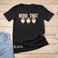 thumbnail image 1 of Kiraa Tee With Herd That - Sheep Whisperer Herder Farmer Homestead T-Shirt Unisex T-Shirt, 1 of 5