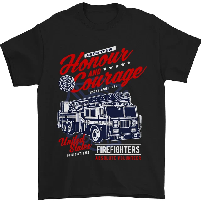 Heroic Firefighter Spartan Tee - Embrace Your Strength main image 1