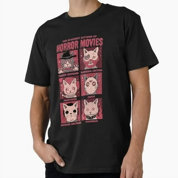 Kiraa Tee With Horror Movies T-Shirt S-5Xl