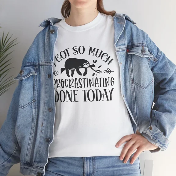Kiraa Tee With I’Ll Do It Tomorrow T-Shirt S-5Xl | Procrastination Tee | Lazy Life Birthday Gifts; For Men & Women