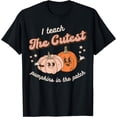 thumbnail image 1 of Kiraa Tee With I Teach The Cutest Pumpkins In The Patch Retro Teacher Fall Unisex S-5Xl T-Shirt, 1 of 2