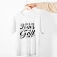 thumbnail image 1 of Kiraa Tee With Just A Girl Who Loves Golf, Golf Saying, Dad T-Shirts Gifts, Golf Ball Tees Birthday Gifts; For Men & Women, 1 of 4