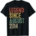 thumbnail image 1 of Kiraa Tee With Legend 2014 11Th Birthday Gifts For Girl 11 Year Old Unisex S-5Xl T-Shirt, 1 of 2