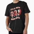 thumbnail image 1 of Kiraa Tee With Let'S All Watch Horror Movies T-Shirt S-5Xl, 1 of 2