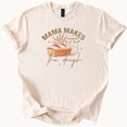 thumbnail image 1 of Kiraa Tee With Mama Makes The Dough Sourdough Bread Baking Tshirt Gift For Mom Baker Tee Birthday Gifts; For Men & Women, 1 of 4