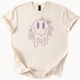 thumbnail image 1 of Kiraa Tee With Melting Smiley Face Tee Groovy Happy Shirt Funky Graphic Tshirt Aesthetic Clothes Y2K Fashion Birthday Gifts; For Men & Women, 1 of 4