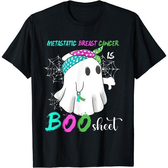 Kiraa Tee With Metastatic Breast Cancer Is Boo Sheet Halowen Unisex S-5Xl T-Shirt