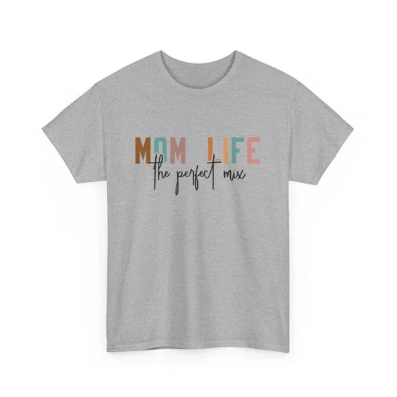 Kiraa Tee With Mom Life The Perfect T-Shirt S-5Xl | Motherhood Tee | Mom Life Gift Shirt Birthday Gifts; For Men & Women