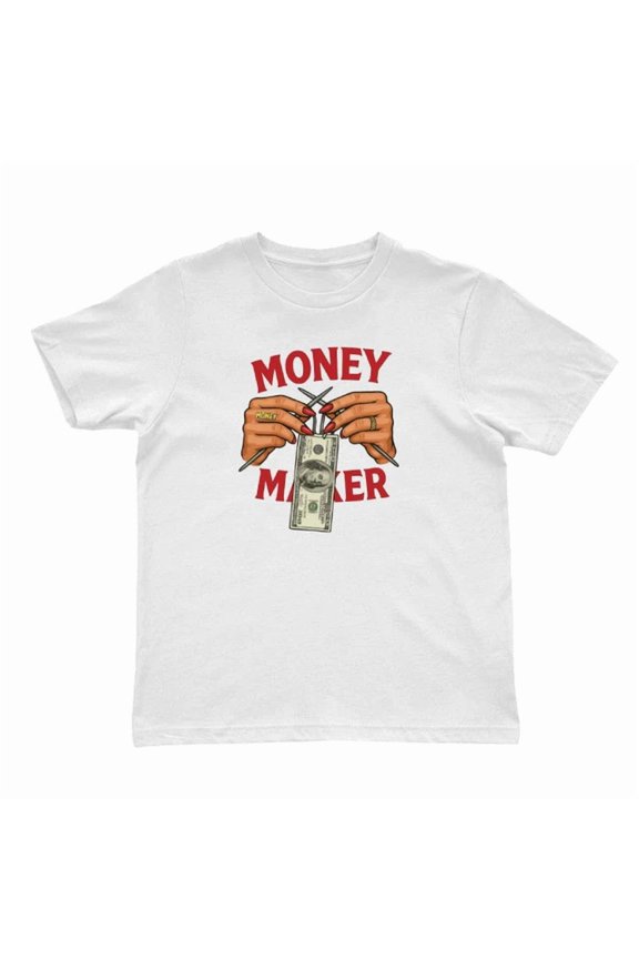 Tee With Money Maker Shirt, Trendy Shirt, Oversized Graphic Tee, Trendy Casual Wear Birthday Gifts; For Men & Women