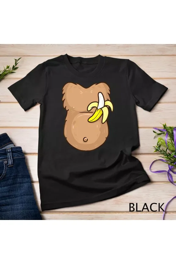 Tee With Monkey Costume For Kids Monkey Halloween Costume Unisex S-5Xl T-Shirt